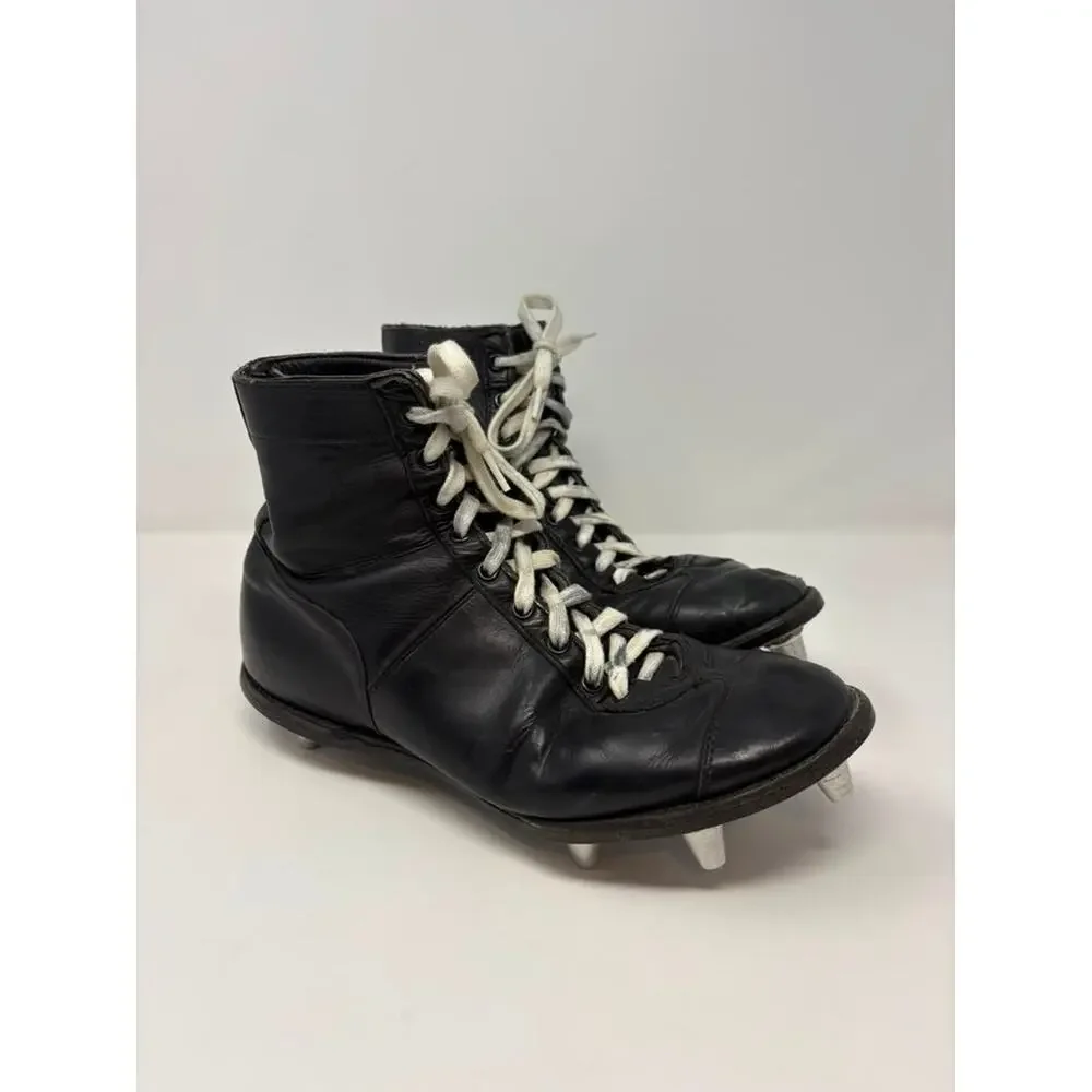 Vintage Cat’s Paw Leather Football Cleats High Top